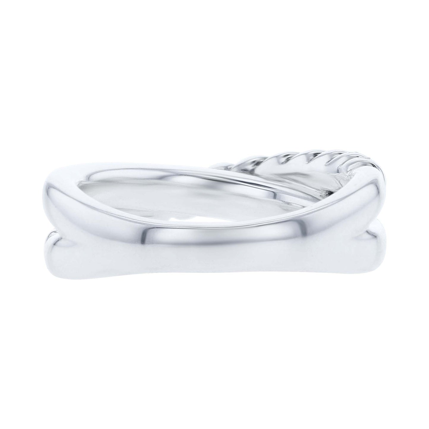 Silver Sloane Criss Cross Ring