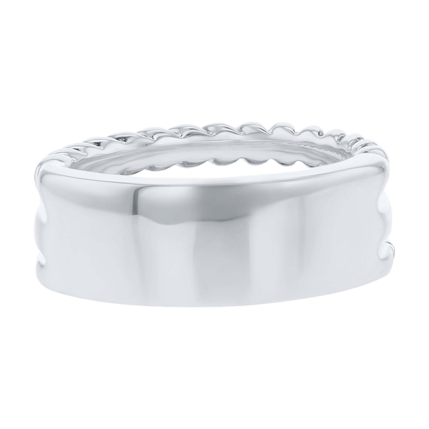 Silver Sloane Stacked Diamond Ring