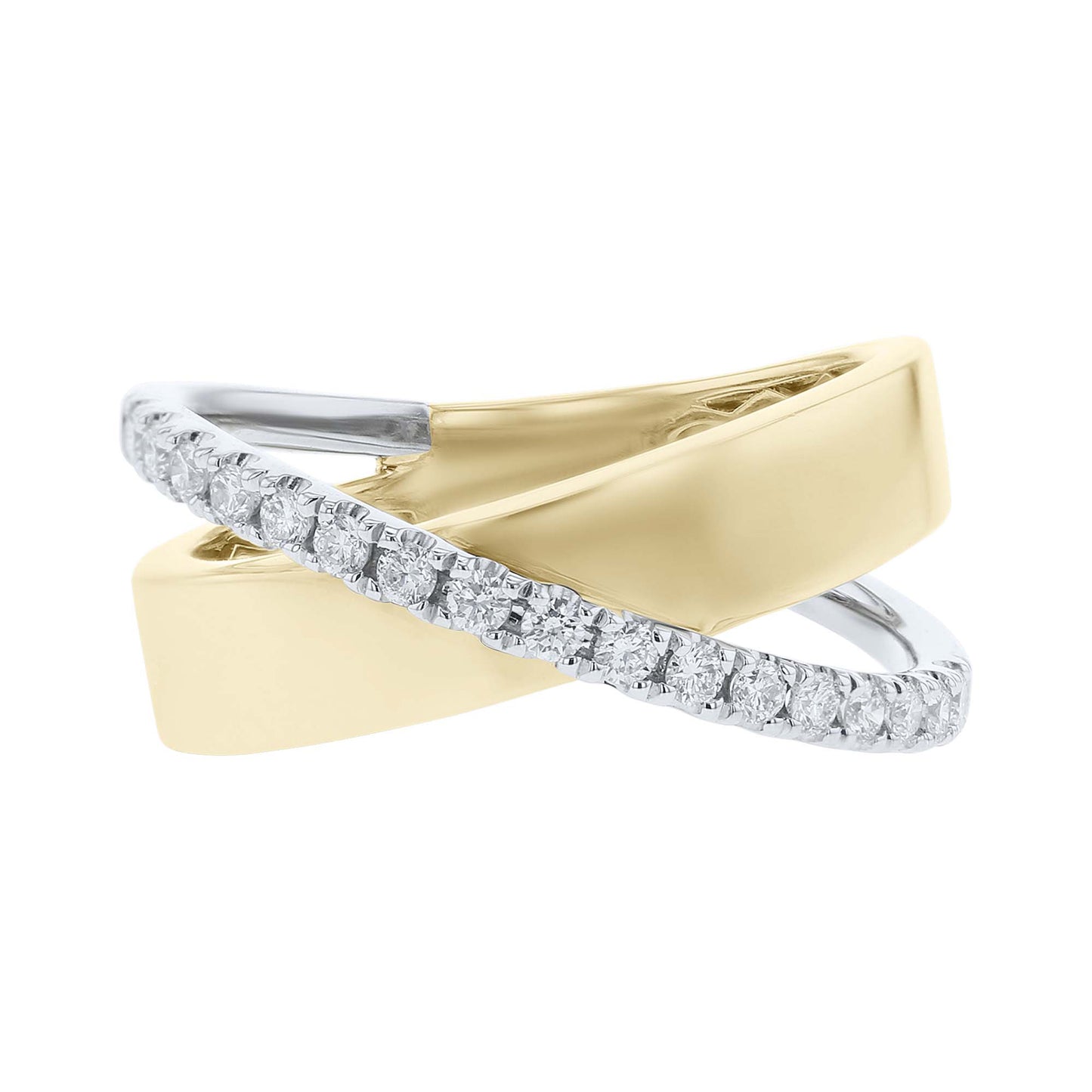 Sutton Criss Cross Diamond Ring