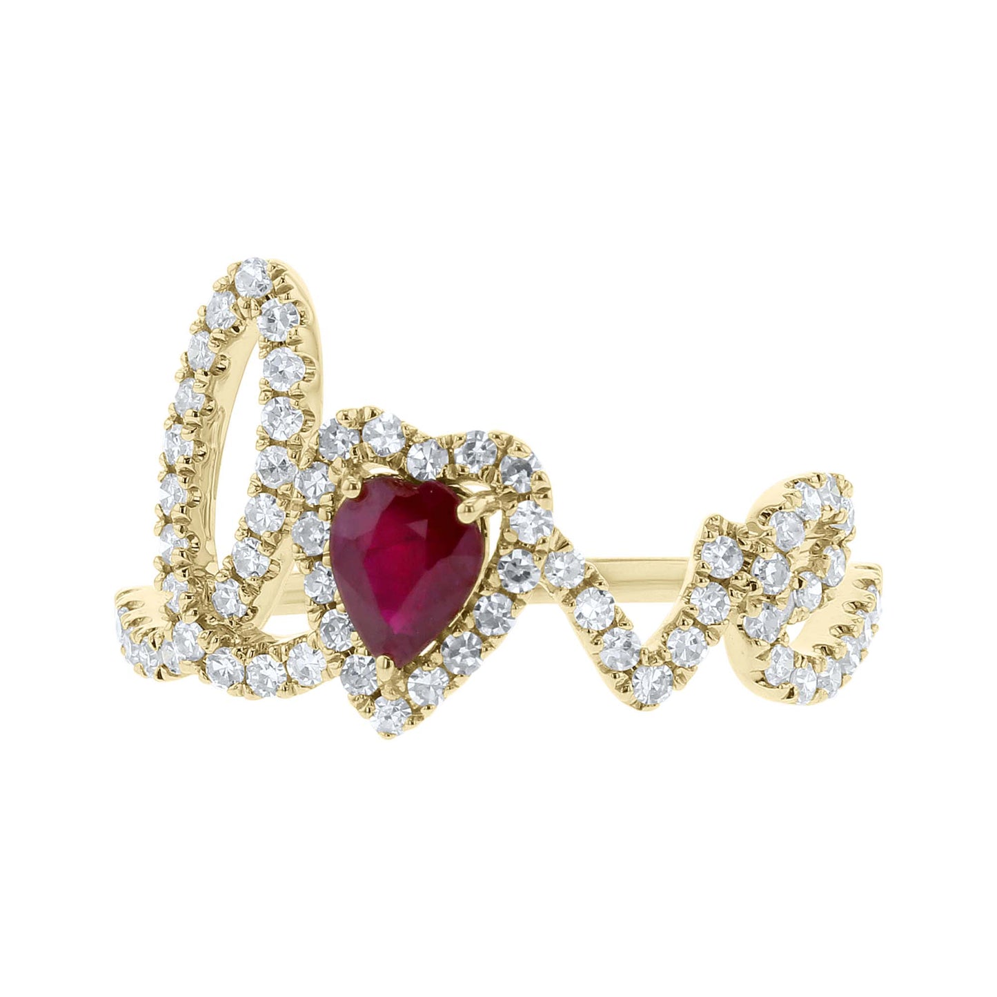 Ruby Love & Diamonds Ring