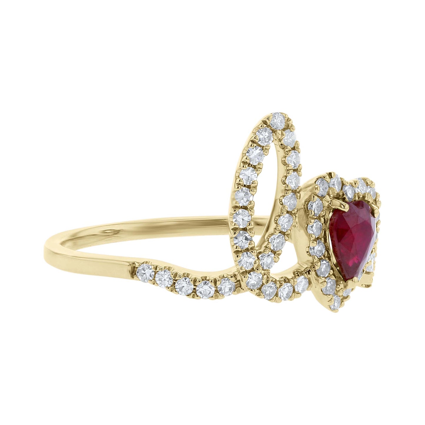 Ruby Love & Diamonds Ring