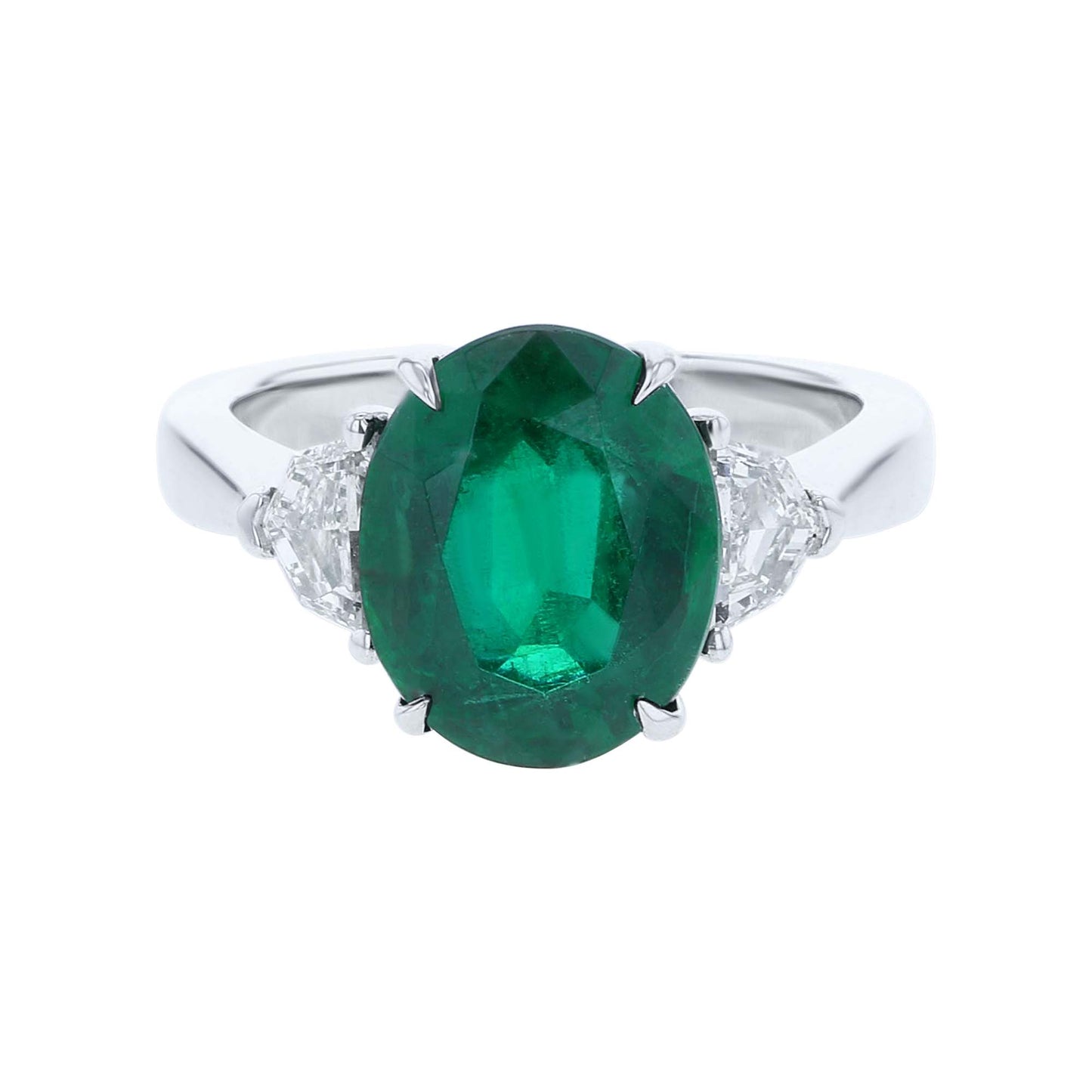 Dakota Ready for Love Emerald & Diamond Engagement Ring