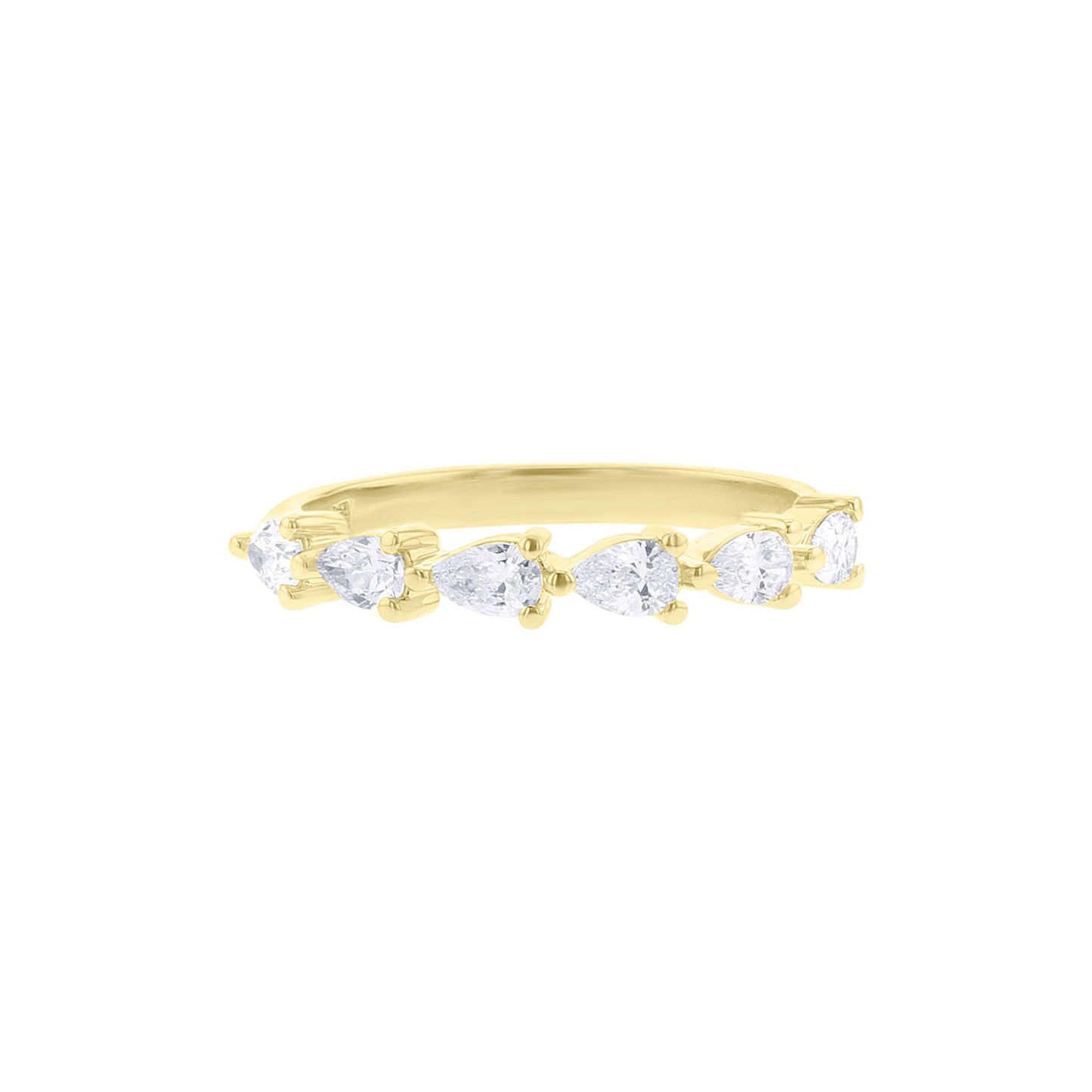 Simply Pear Diamond Wedding Ring 1/2ct