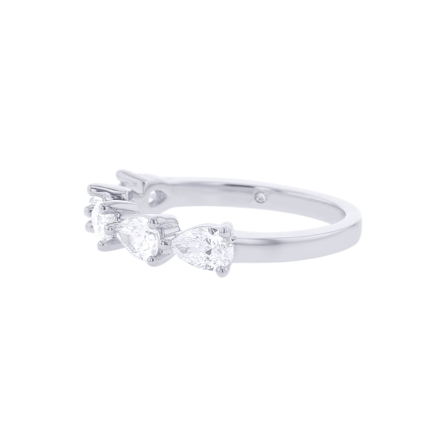 Simply Pear Diamond Wedding Ring 1ct