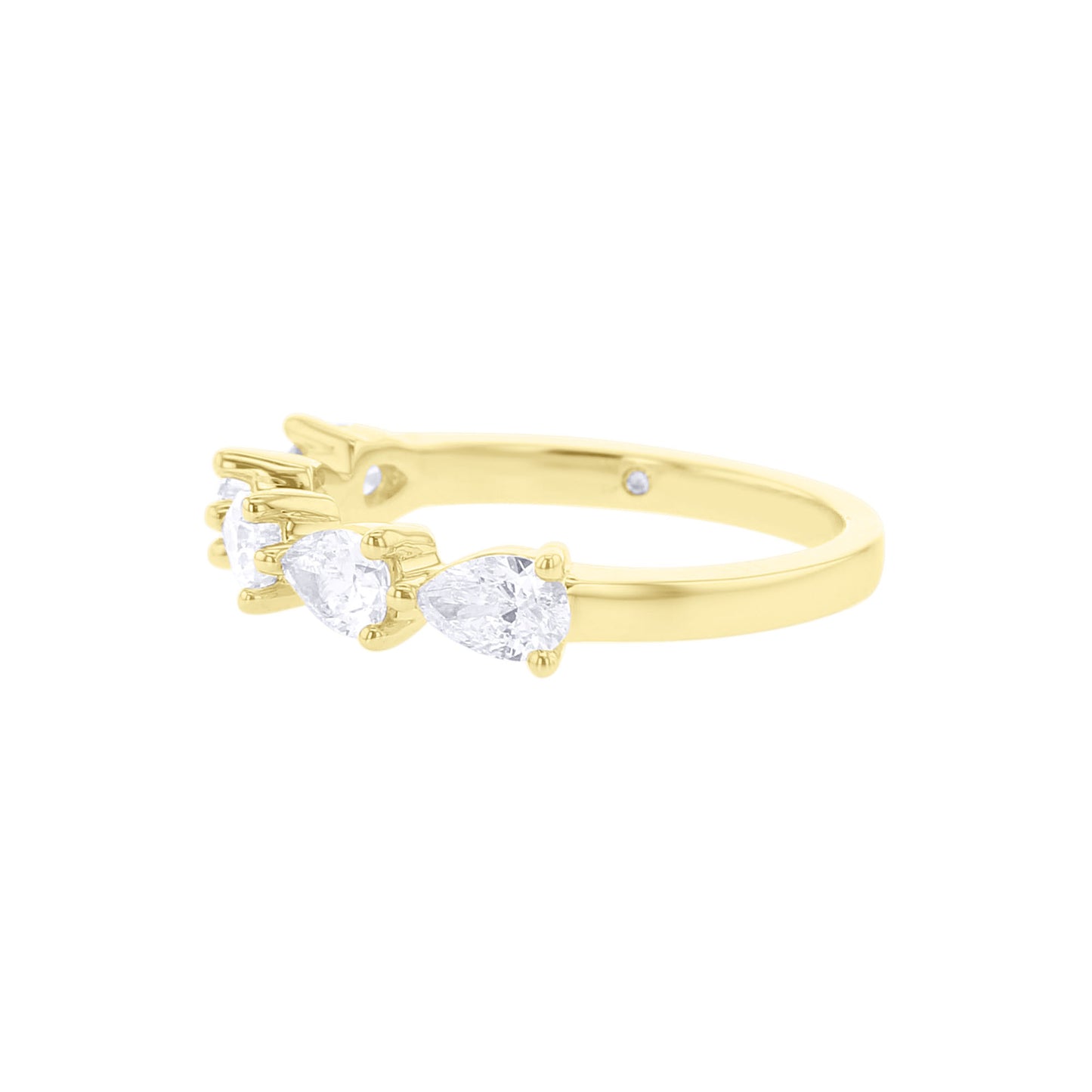Simply Pear Diamond Wedding Ring 1ct