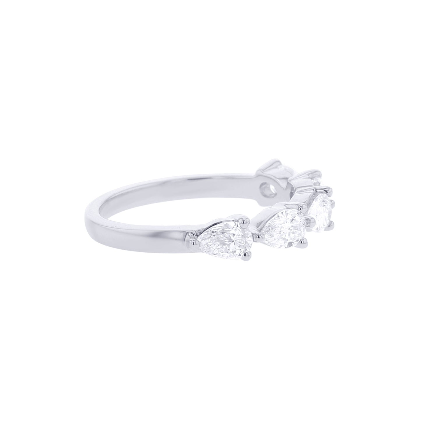 Simply Pear Diamond Wedding Ring 1ct