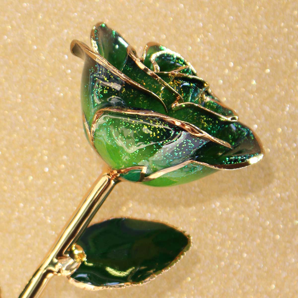 Wicked For Good: Elphaba 24kt Gold Dipped Rose