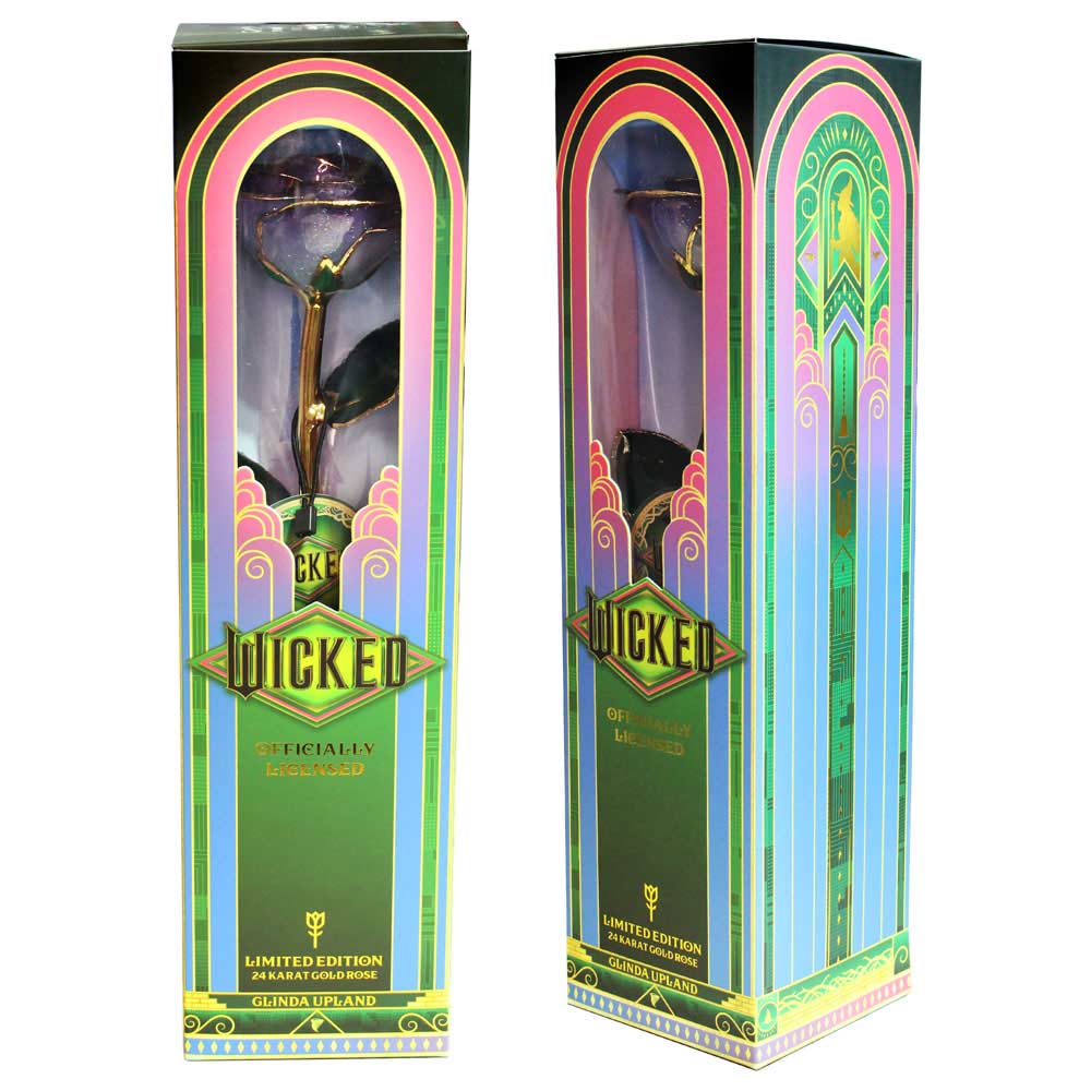 Wicked for Good: Glinda Upland 24kt Gold Dipped Rose