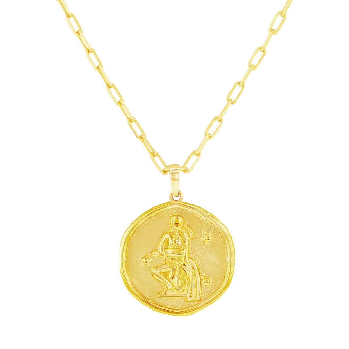 Written in the Stars Zodiac Gold Necklace
