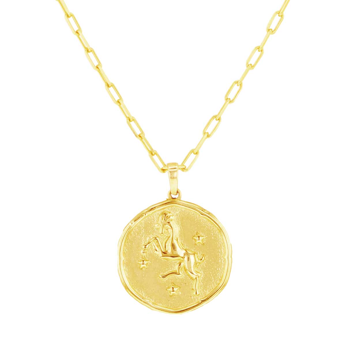 Written in the Stars Zodiac Gold Necklace