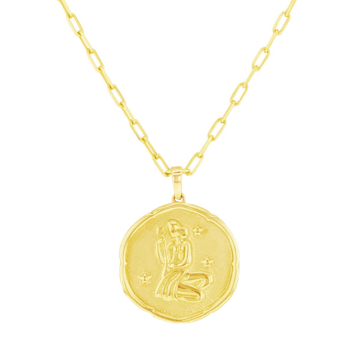 Written in the Stars Zodiac Gold Necklace