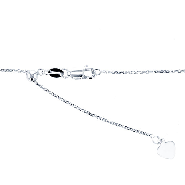 Sterling Silver Medium Cut Cable Chain 16-22"