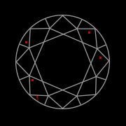 A diamond sketch illustrating VS1 diamond inclusions.