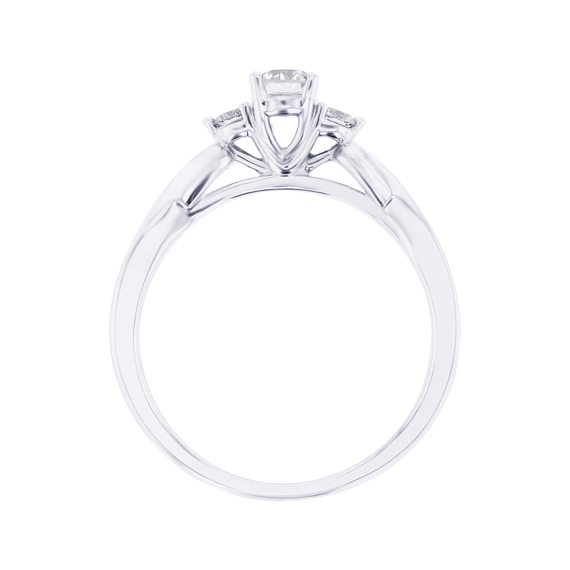 Infinity Twist Ready for Love Diamond Engagement Ring