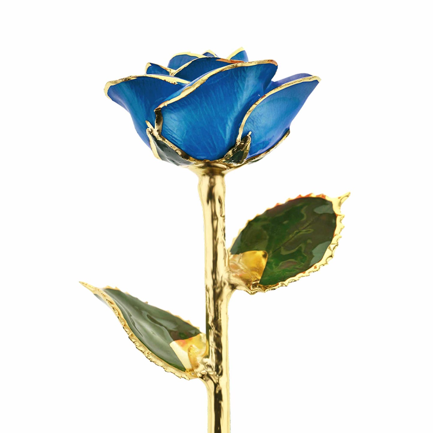 Royal Sapphire 24kt Gold Dipped Rose