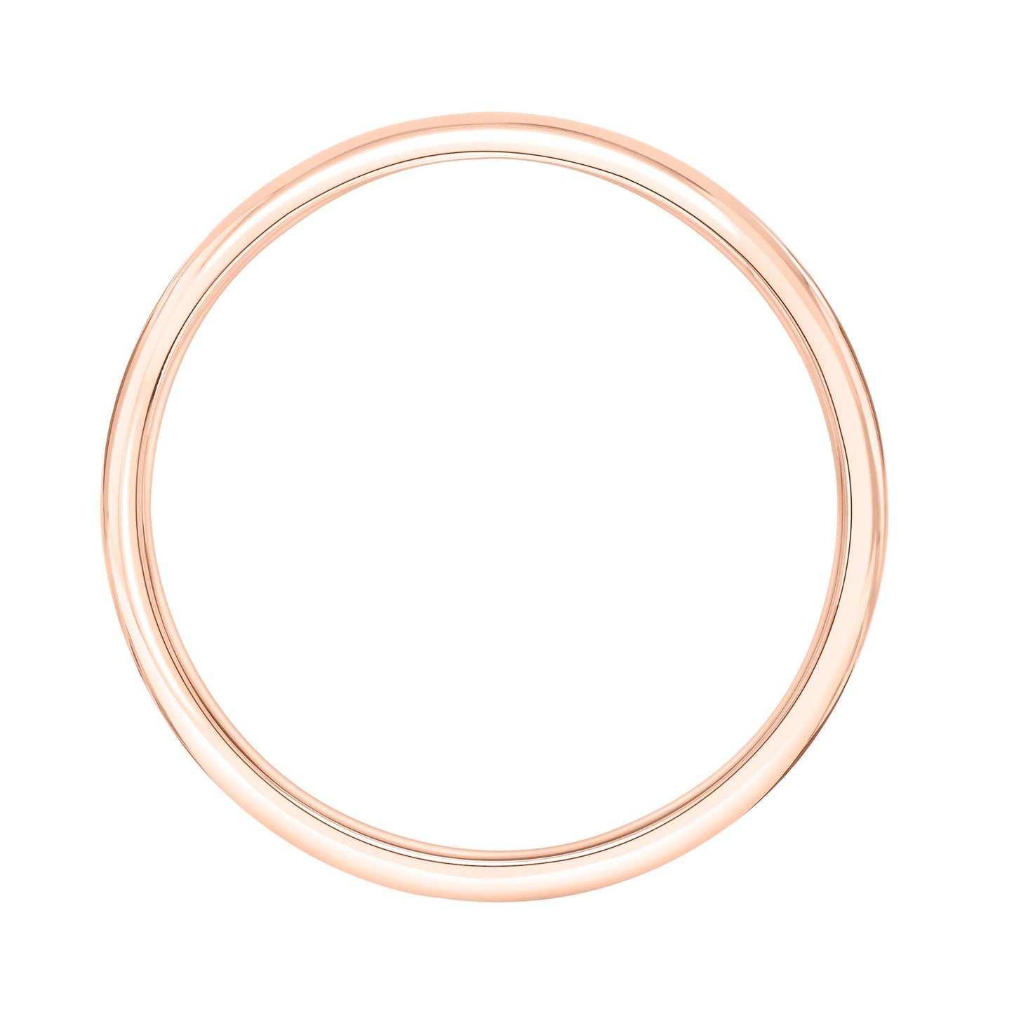 Roux 3mm Light Low Dome Wedding Ring