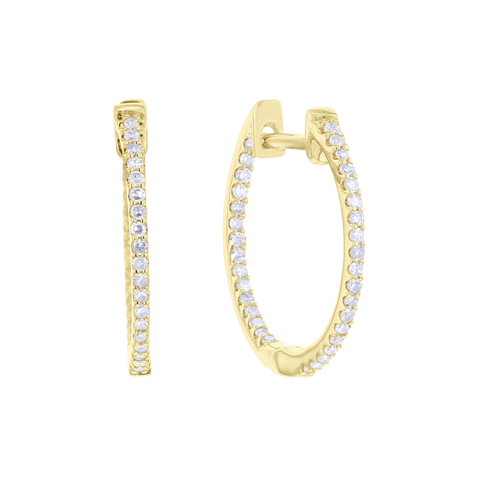 Kendiamond Siri Diamond Hoop Earrings 1/4 ctw – Steven Singer Jewelers