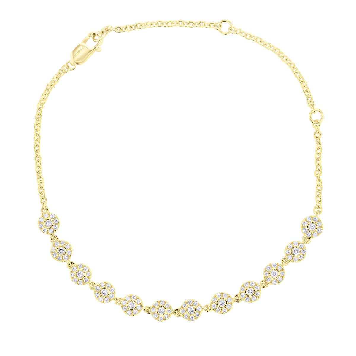 Drops of Jupiter Chain Diamond Bracelet 5/8ct