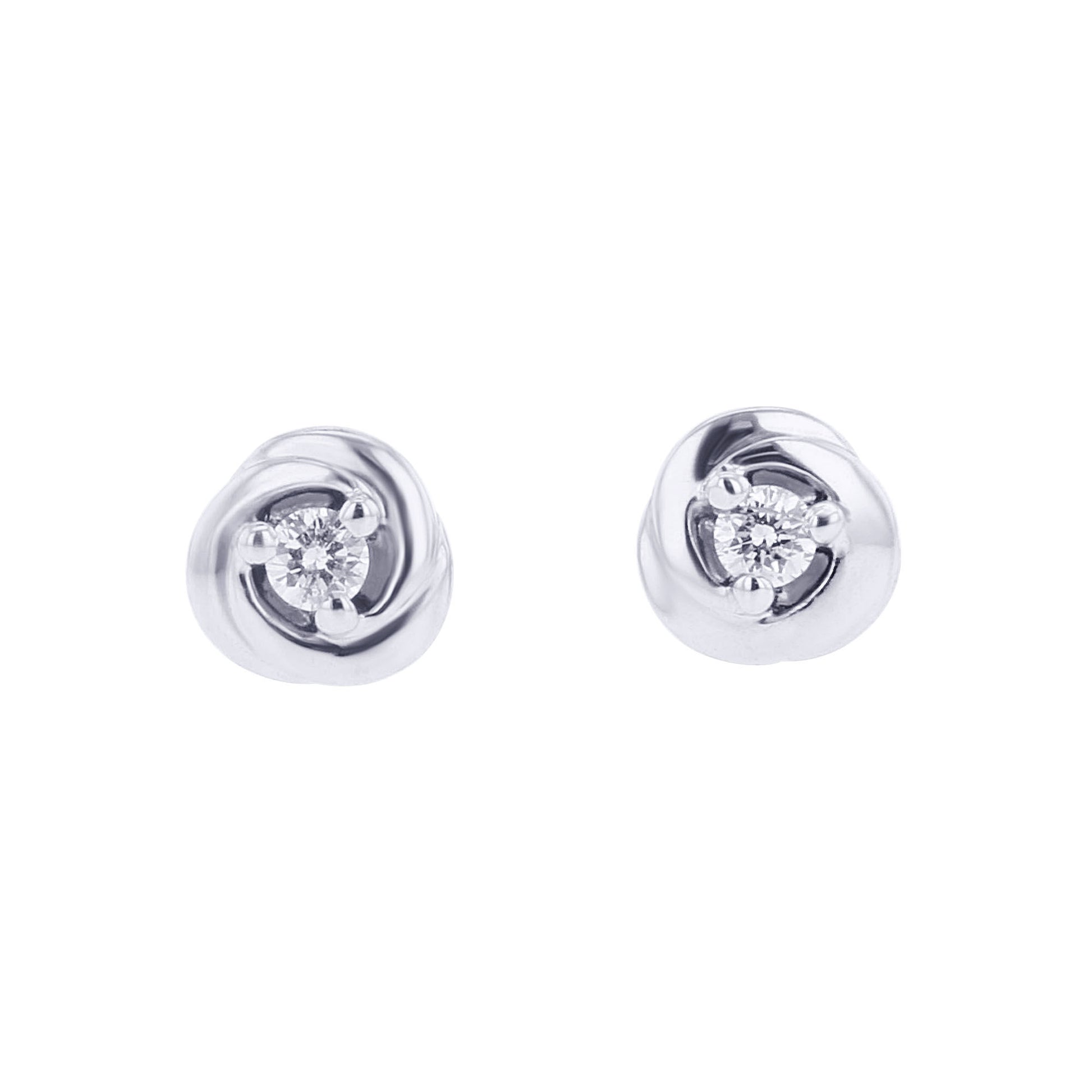 Love Knot Diamond Earrings