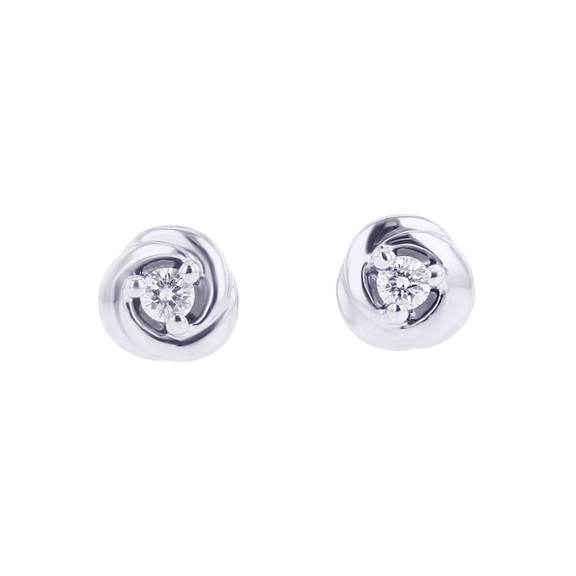 Love Knot Diamond Earrings