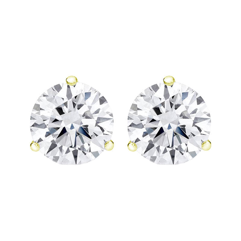 Get Naked Diamond Stud Earrings 3/8ct