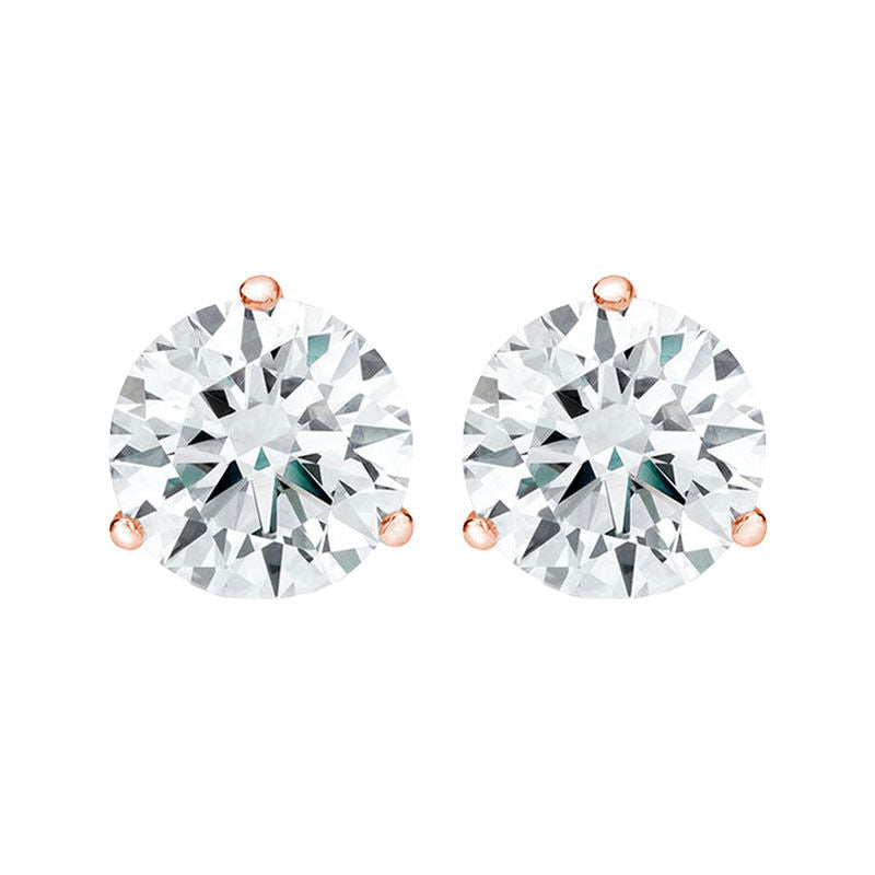 Get Naked Diamond Stud Earrings 3/8ct