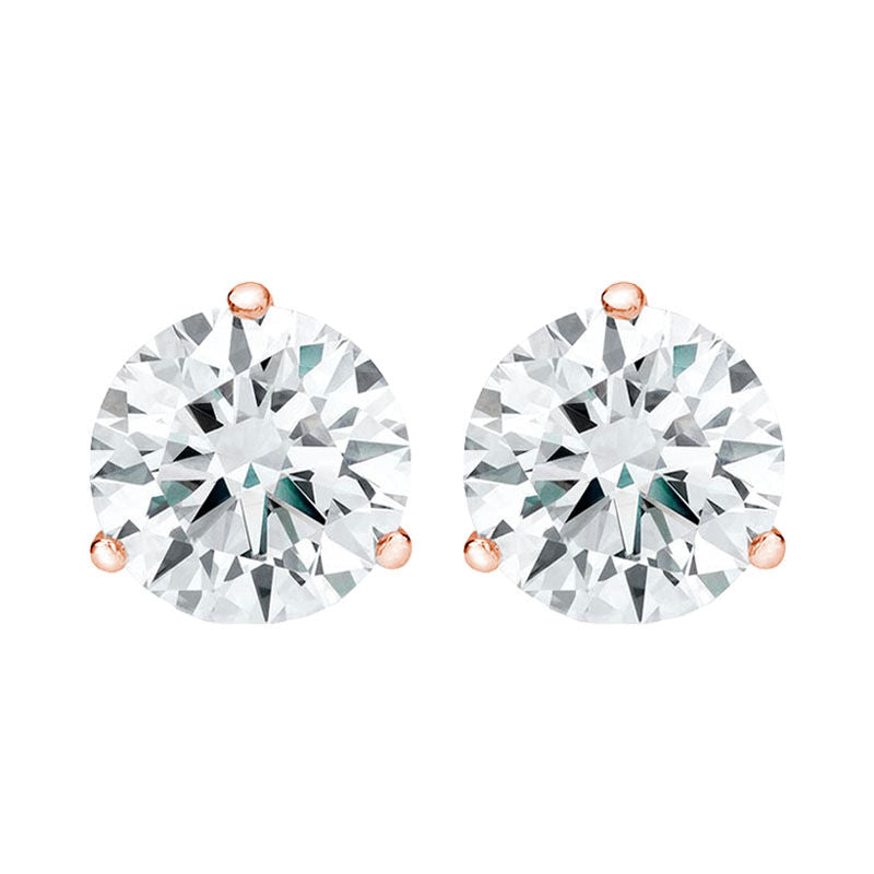 Get Naked Diamond Stud Earrings 3/4ct