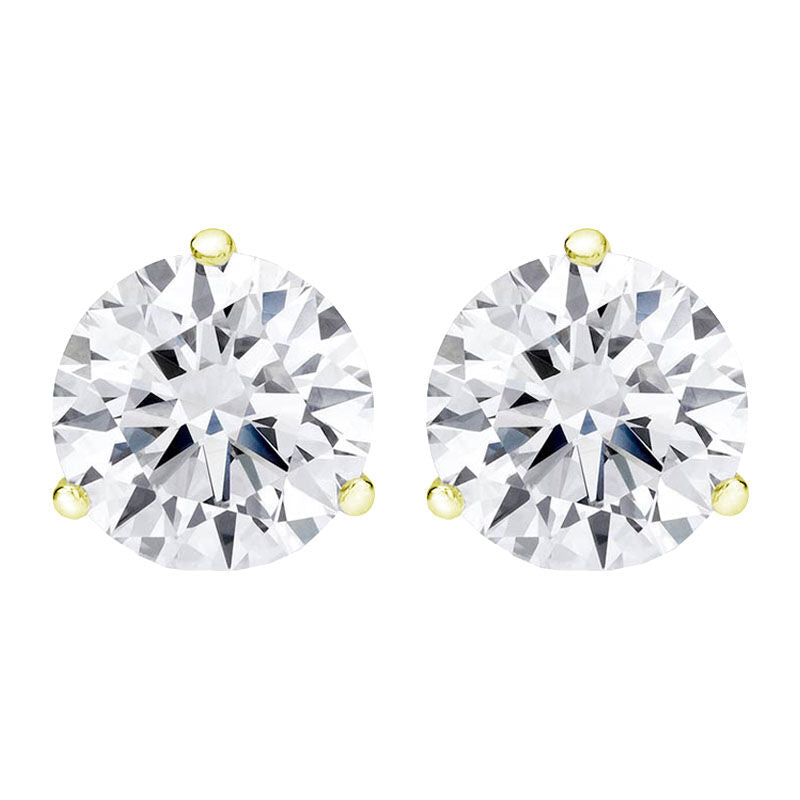 Get Naked Diamond Stud Earrings 1 1/2ct