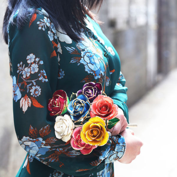 Mother's Love Yellow 24kt Gold Dipped Rose