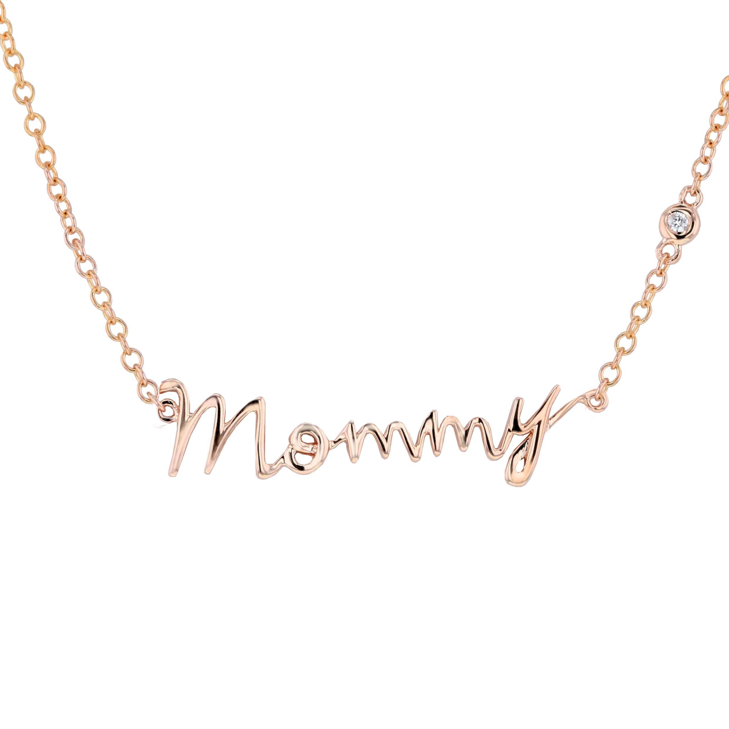 Mommy Diamond Necklace – Steven Singer Jewelers