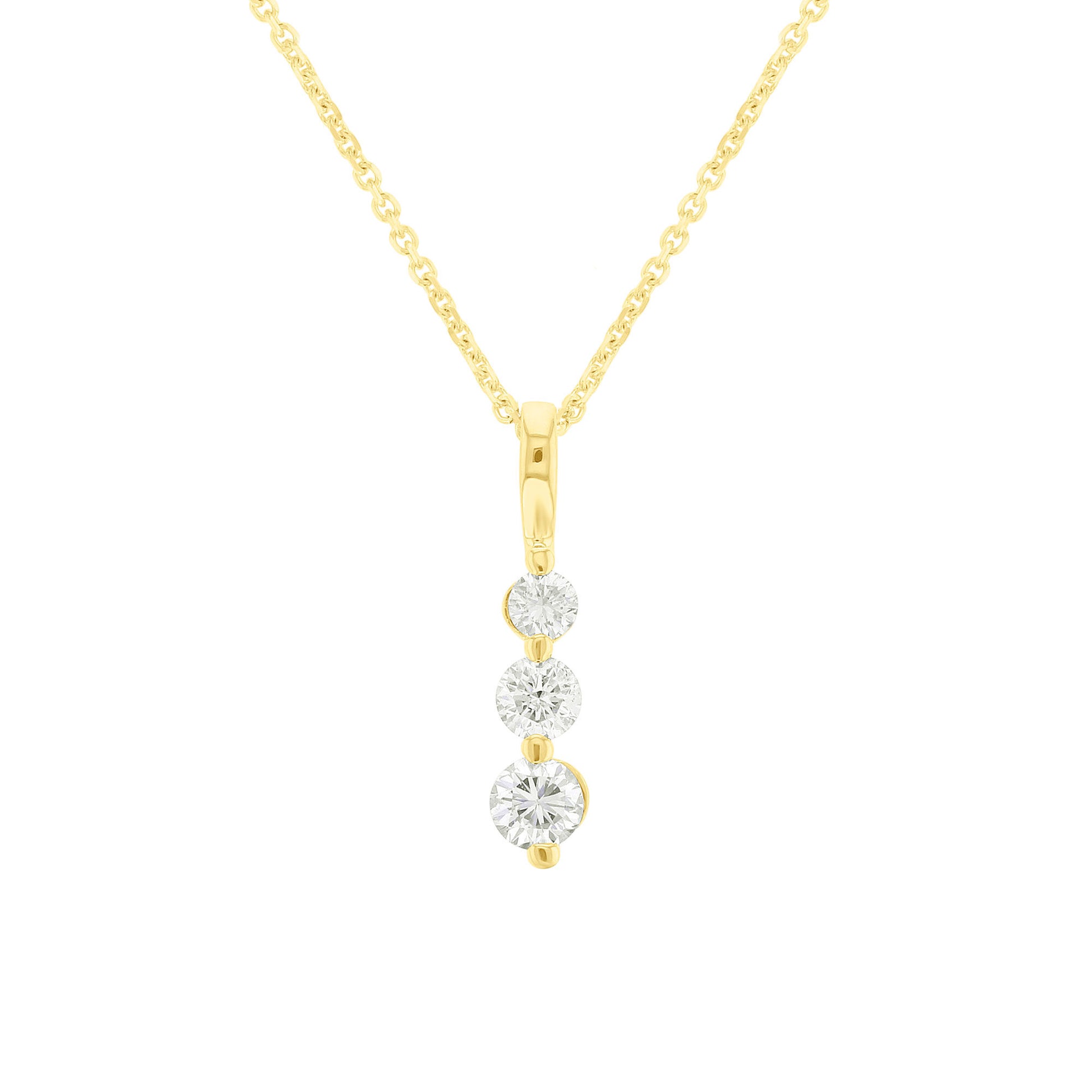 Journey Diamond Necklace 1/2ct