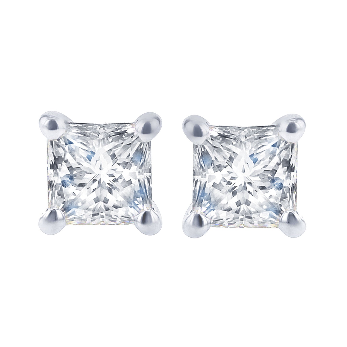 Exclusive Princess Diamond Stud Earrings 1/3ct