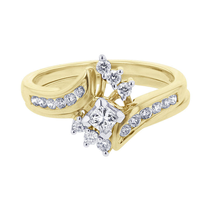 Princess Diamond Ready for Love Bridal Set 1/2ct
