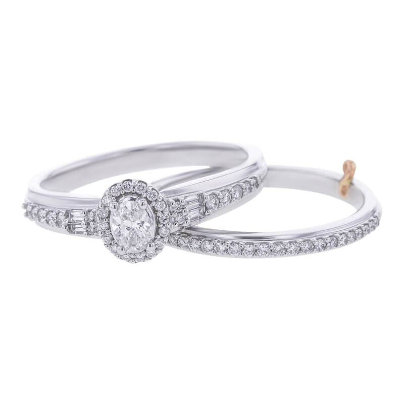 Modern Luxury Ready For Love Diamond Bridal Set