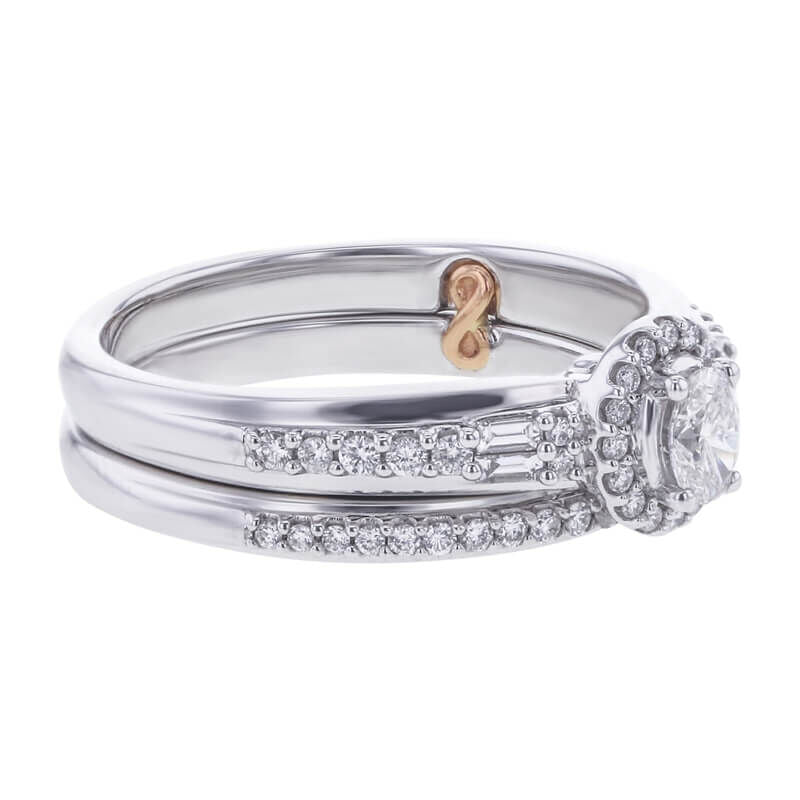 Modern Luxury Ready For Love Diamond Bridal Set