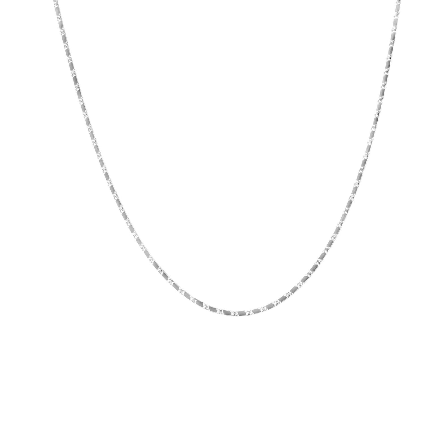 Remington Mirror Link Chain Necklace 20"