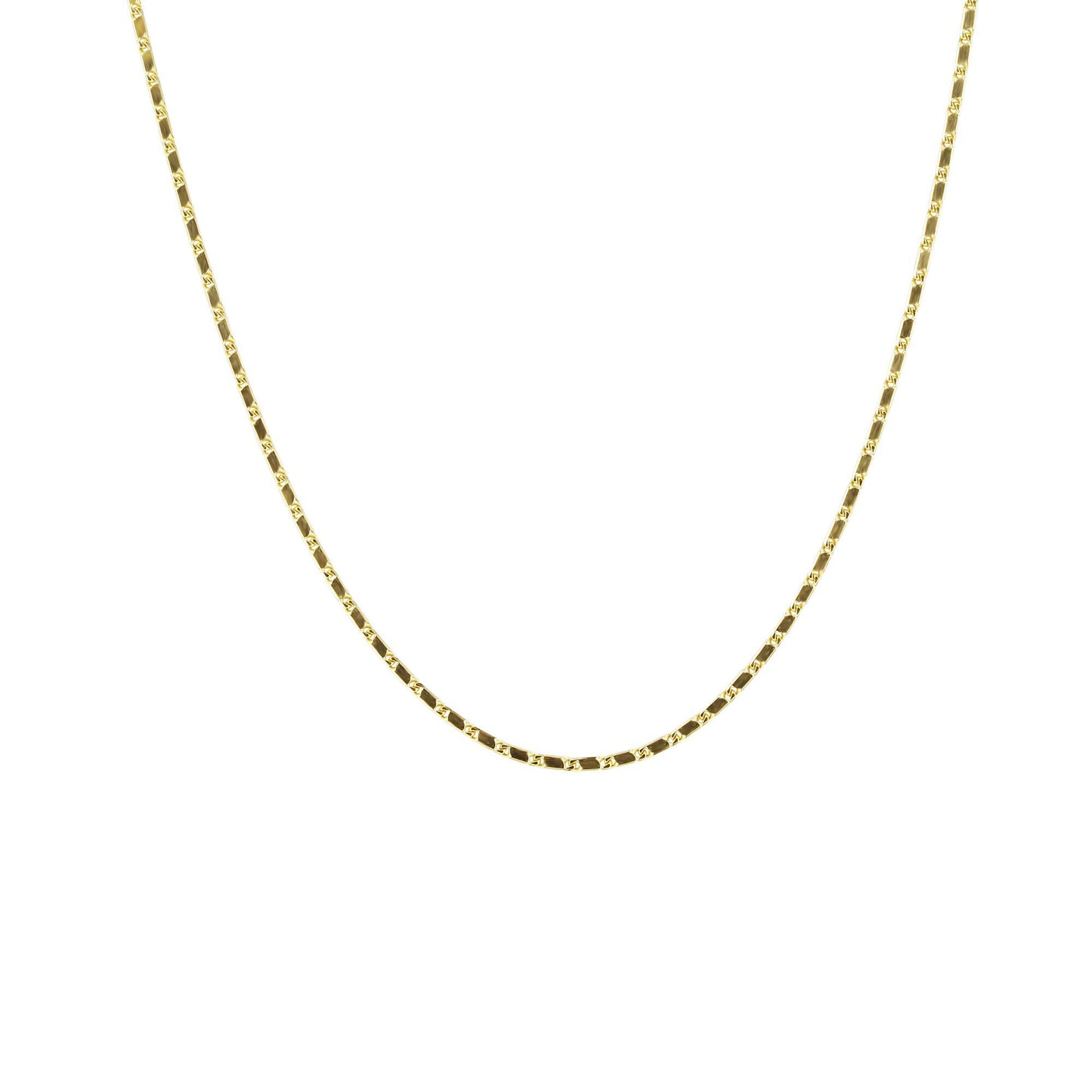 Remington Mirror Link Chain Necklace 20"