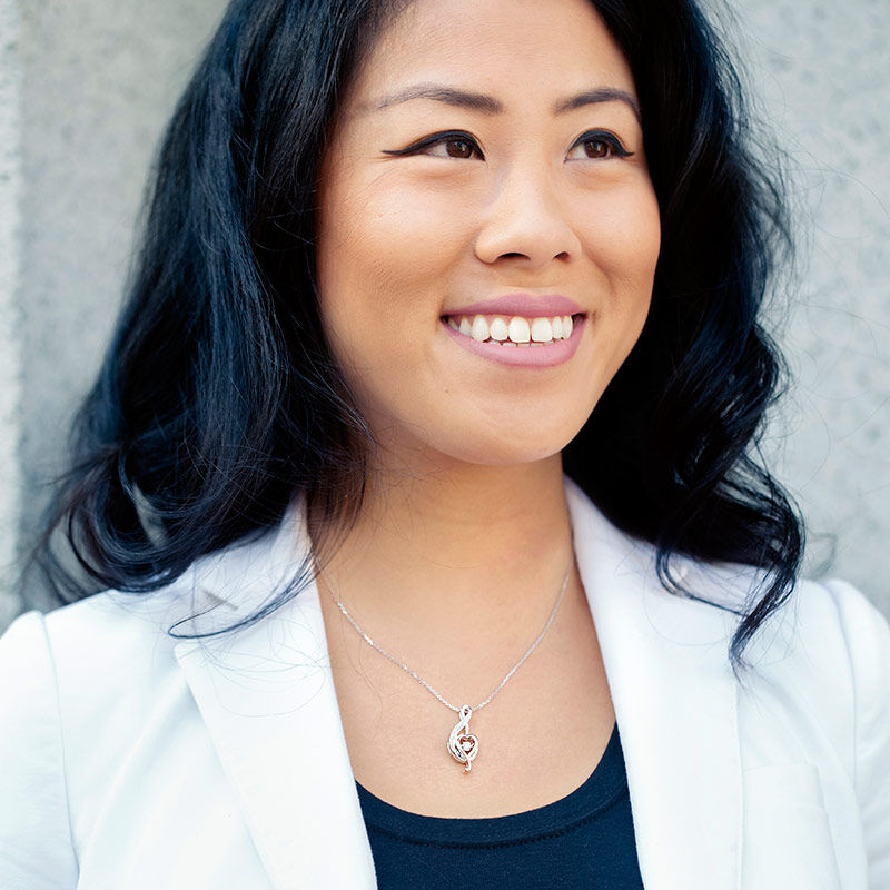 Silver Love Note Diamond Necklace