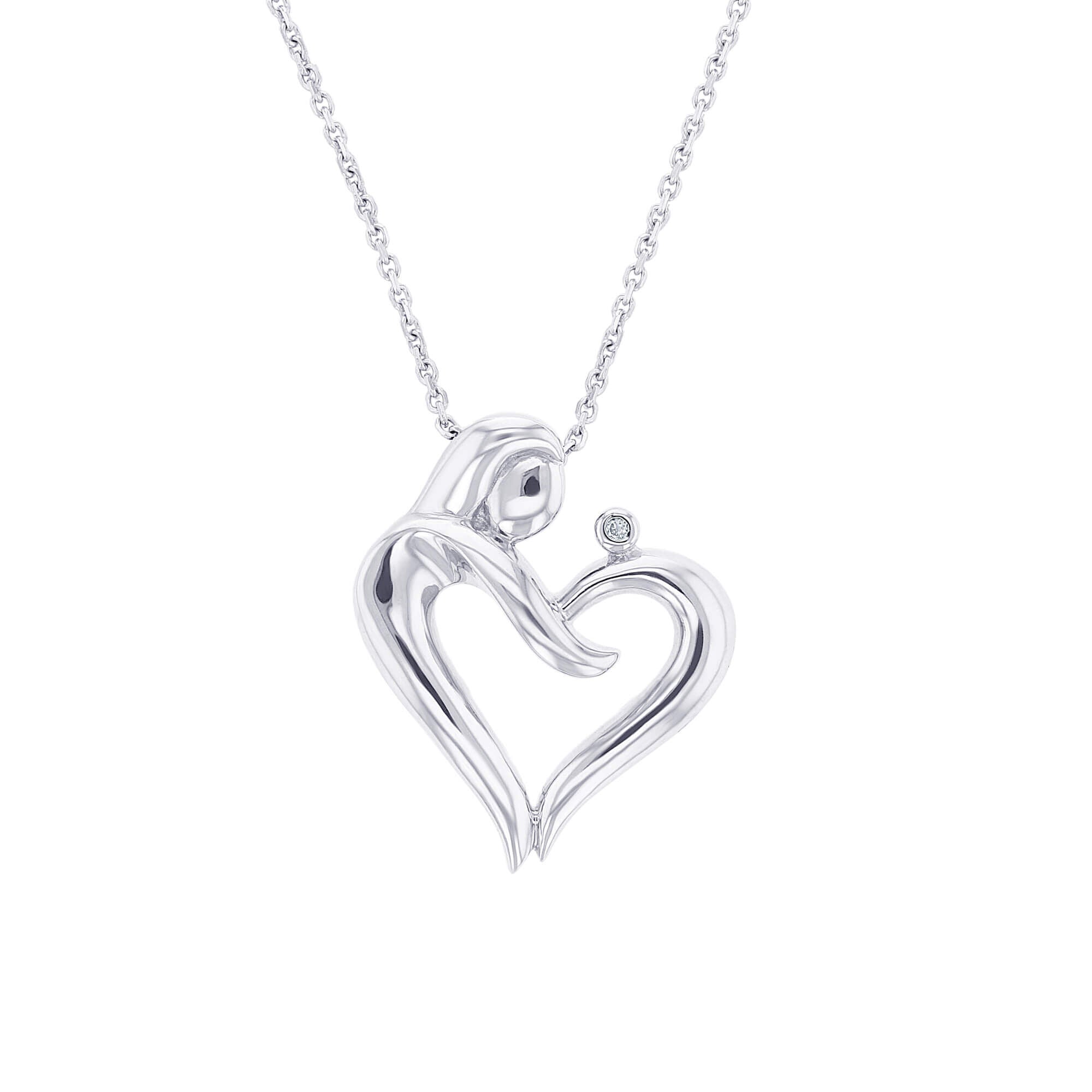 I Love You Mommy Diamond Necklace