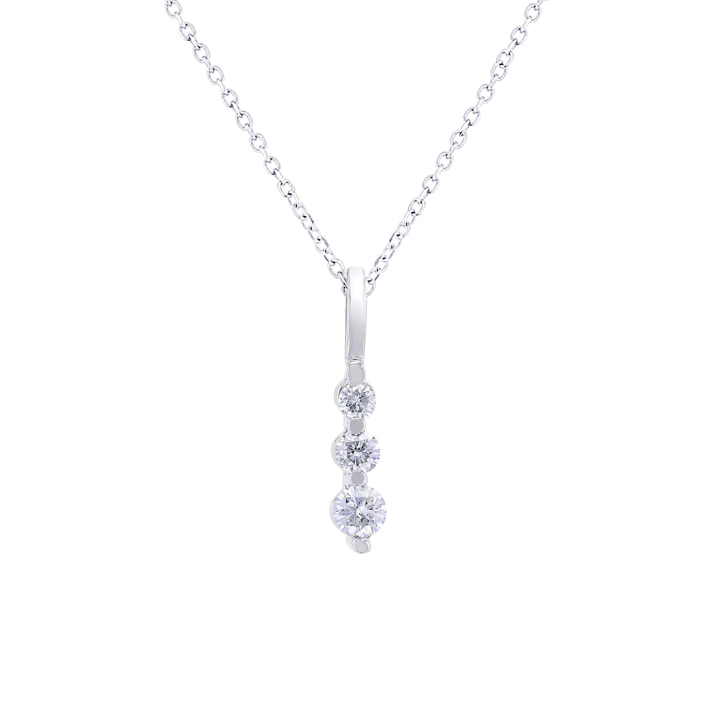 Journey Diamond Necklace 1/4ct