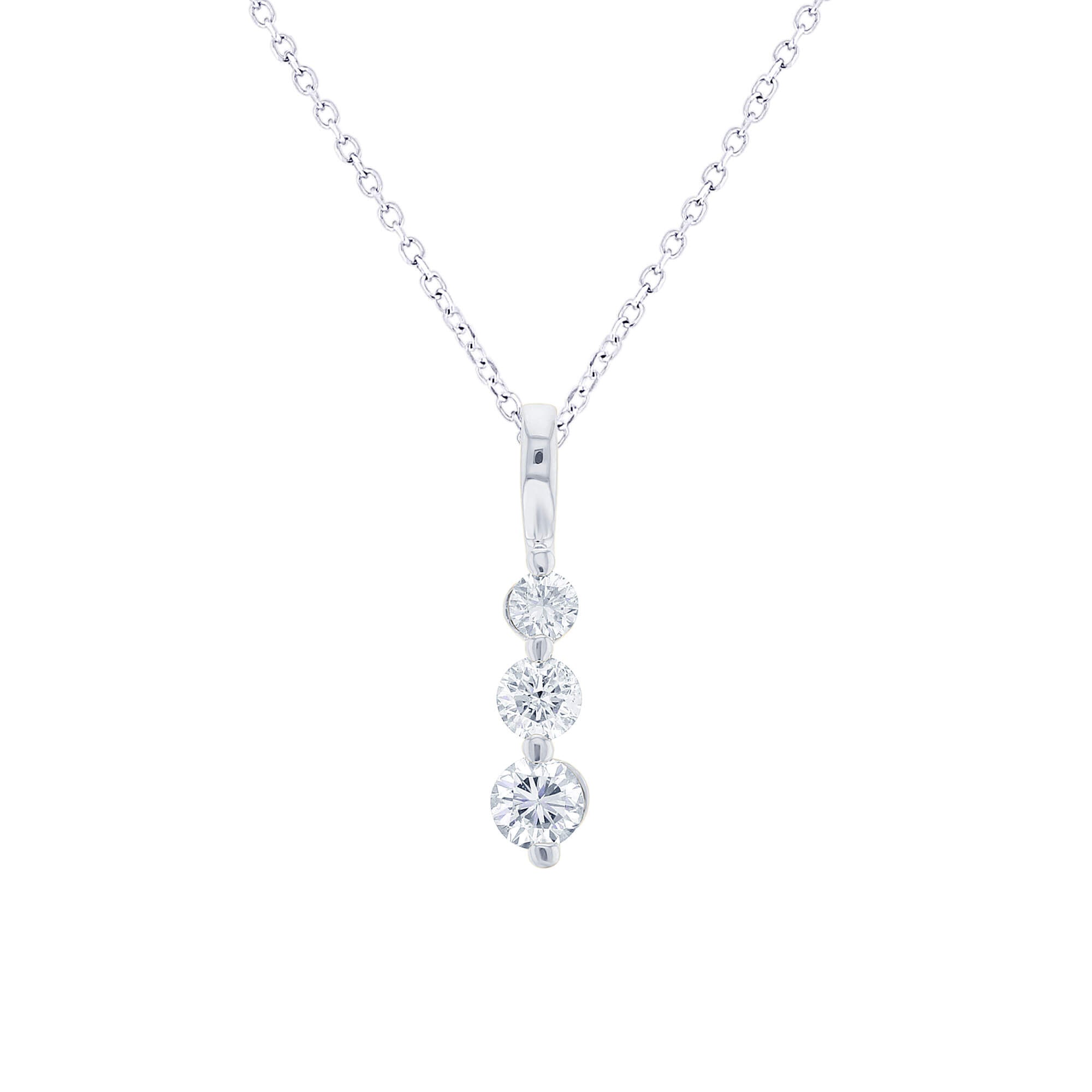 Journey Diamond Necklace 1/2ct