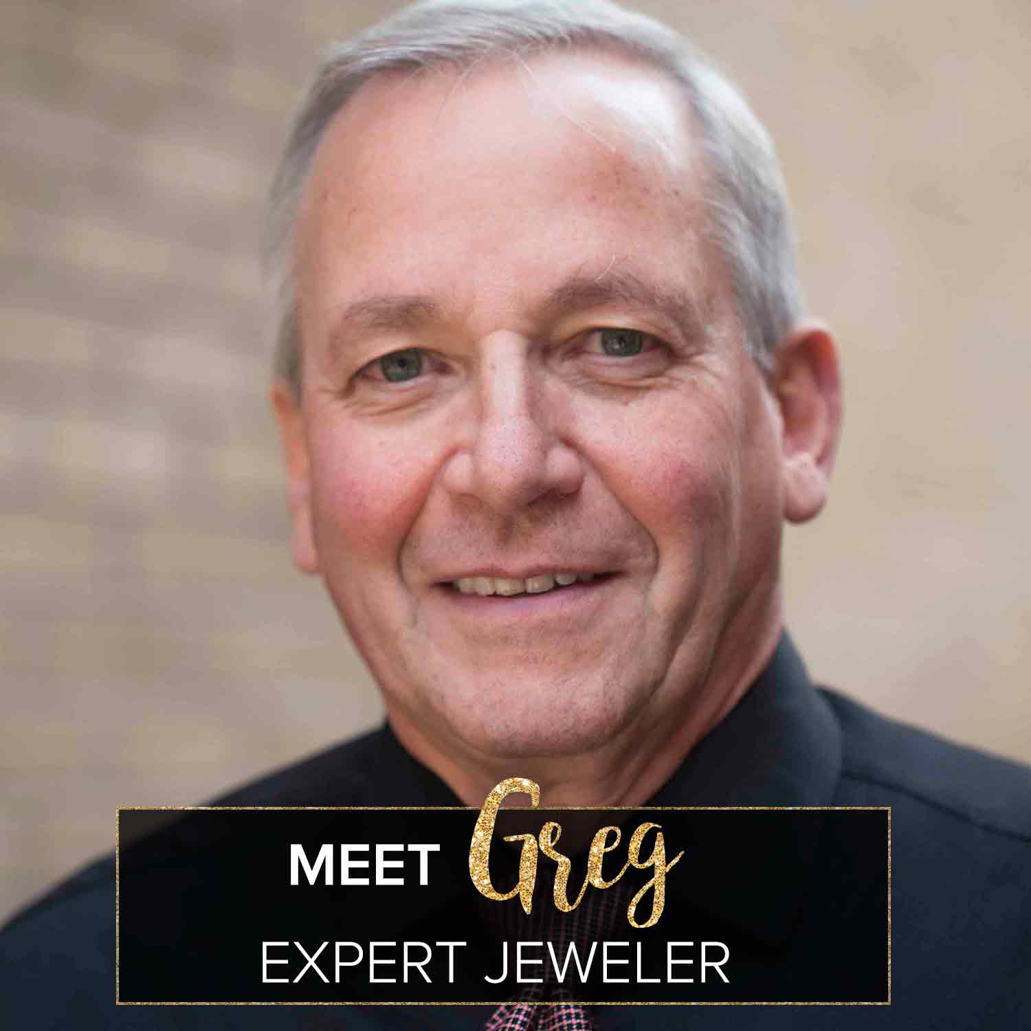 A picture of our expert jeweler, Greg