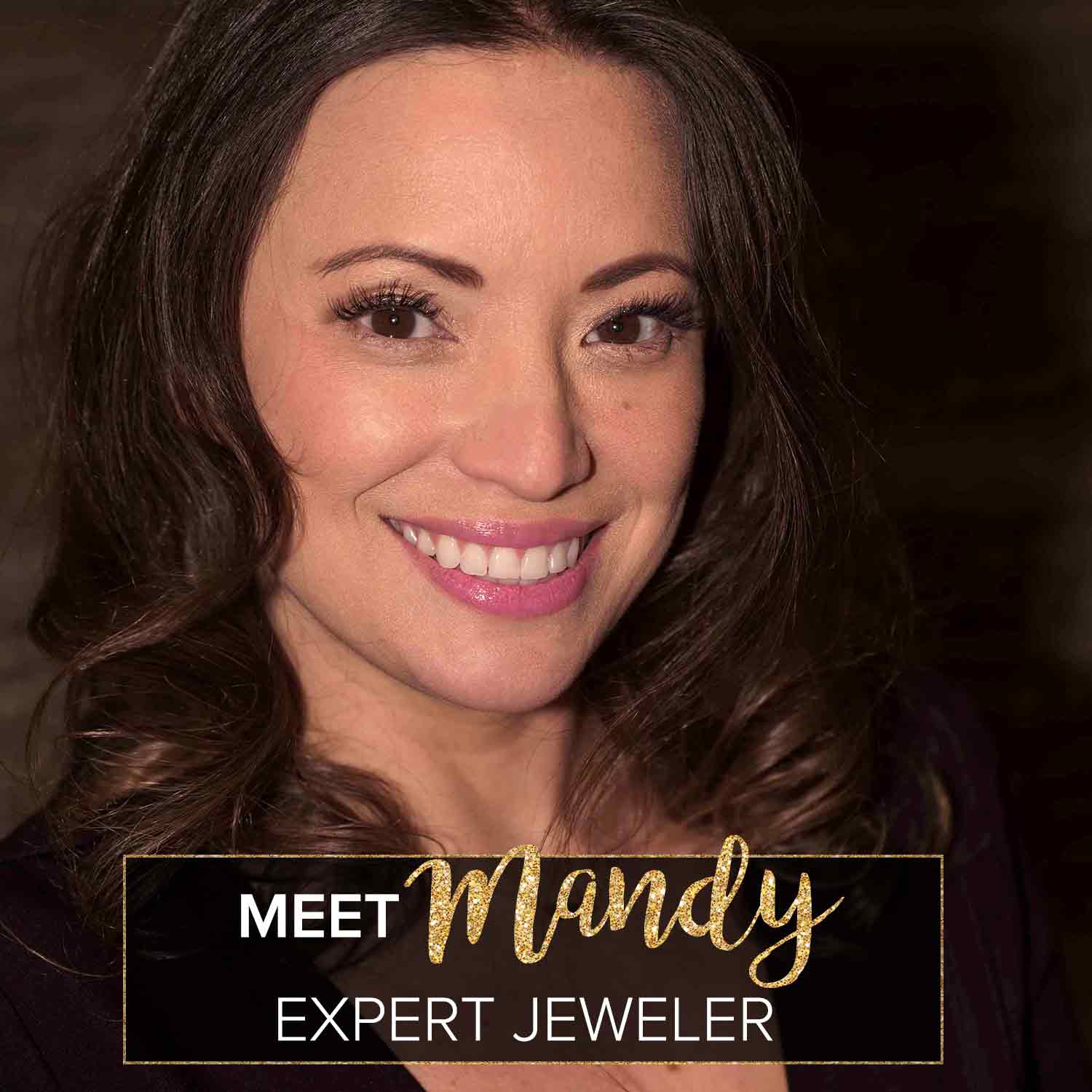 A picture of one of our expert jewelers, Mandy.