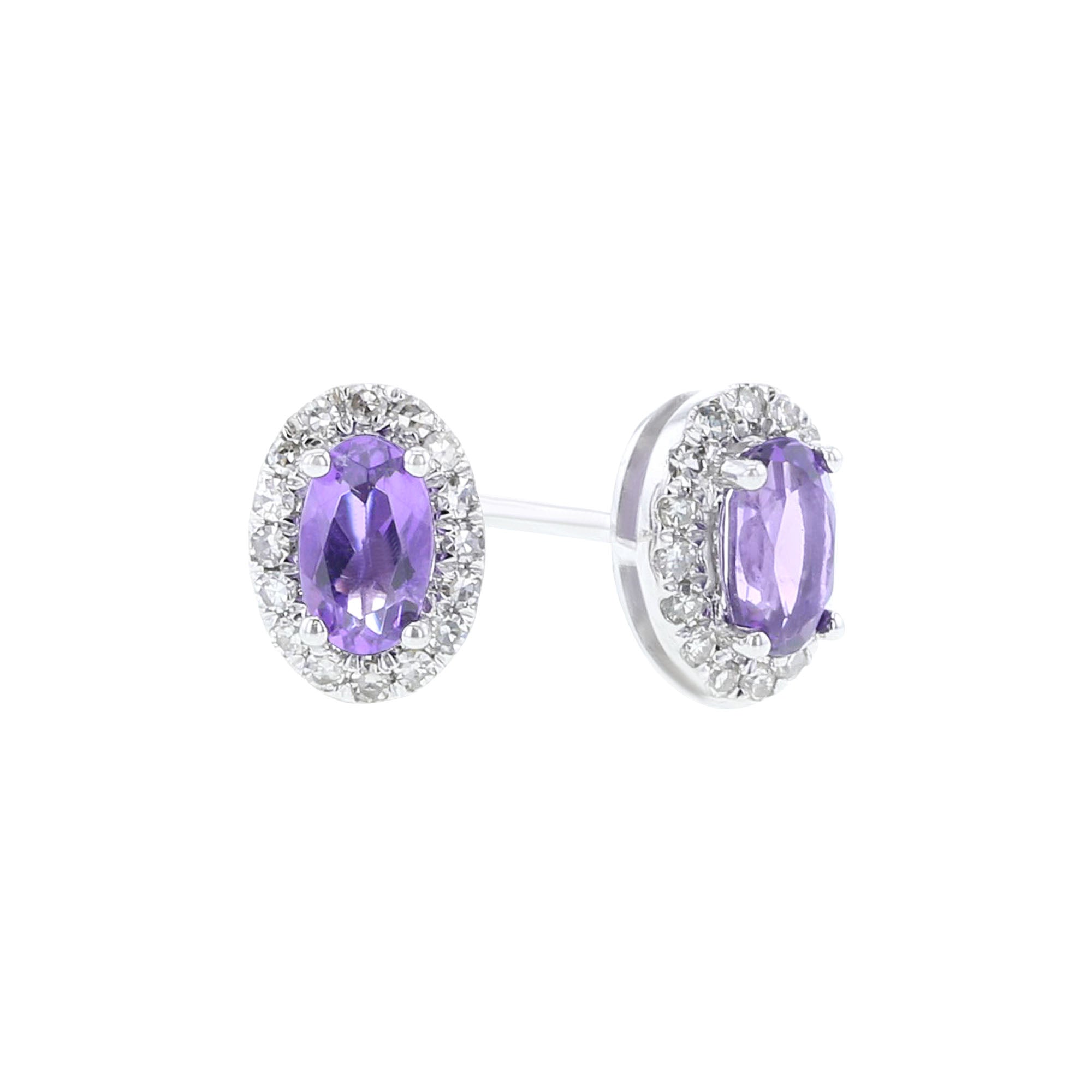 Popsicle Amethyst & Diamond Earrings – Steven Singer Jewelers