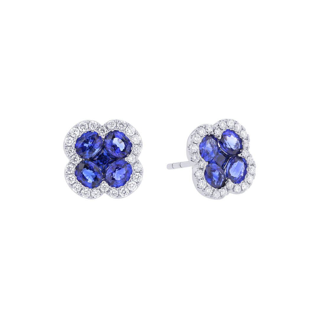 Tullamore Sapphire and Diamond Earrings