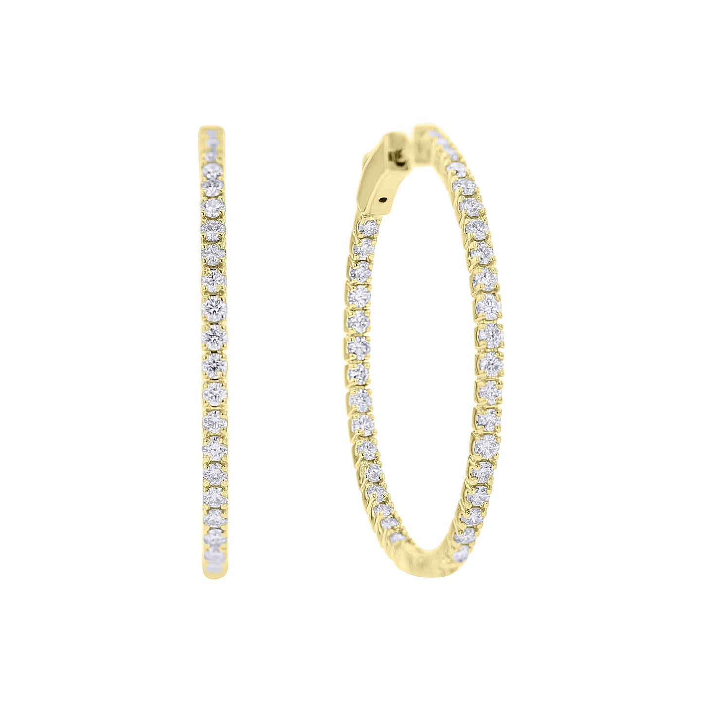 Cielo Diamond Hoop Earrings 1ct