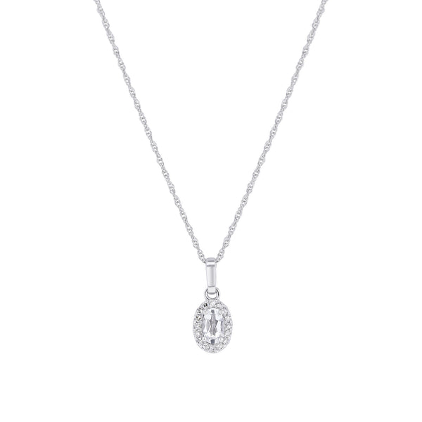 Popsicle White Topaz & Diamond Necklace – Steven Singer Jewelers