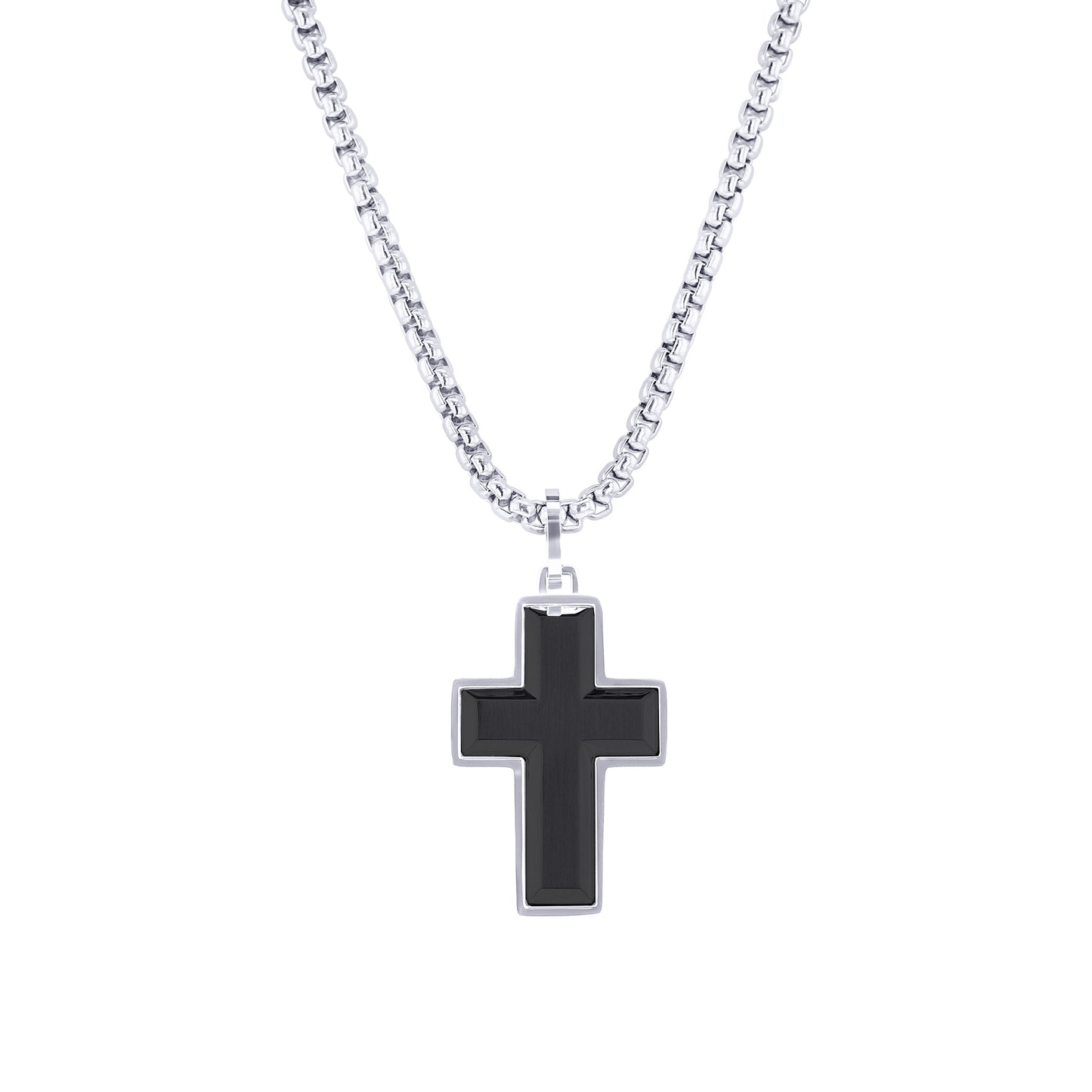 Titan Stainless Steel Cross Necklace