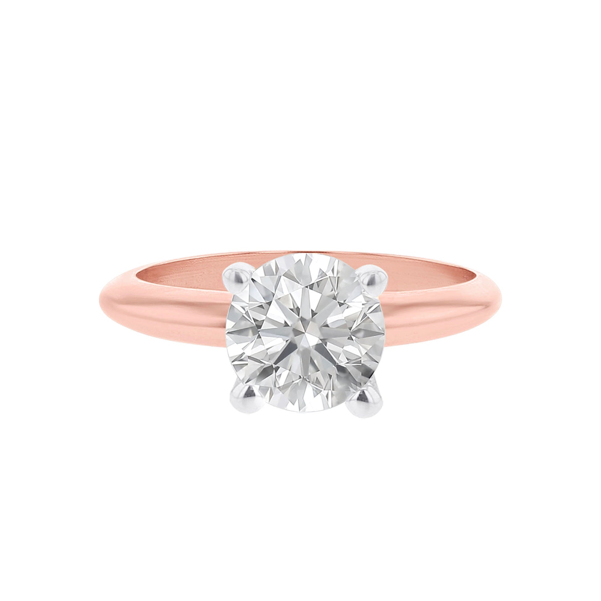 Round Brilliant Certified Ready for Love Diamond Engagement Ring 1.38ct I VS2