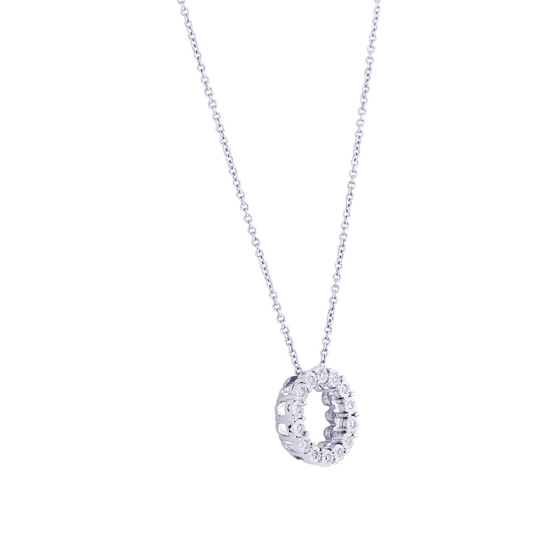 Mirage Circle Diamond Necklace 1/20ct